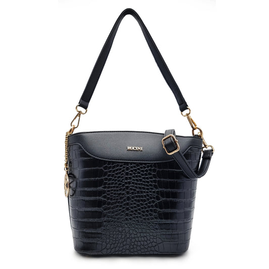 Scales Textured Shoulder Bag