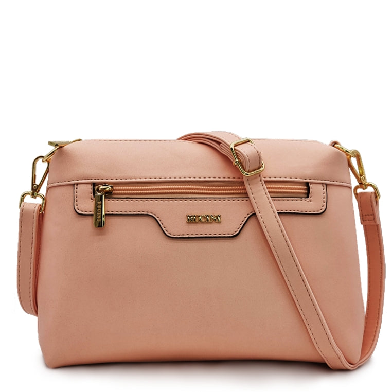Clemence Crossbody Sling Bag with Front Zip Pocket