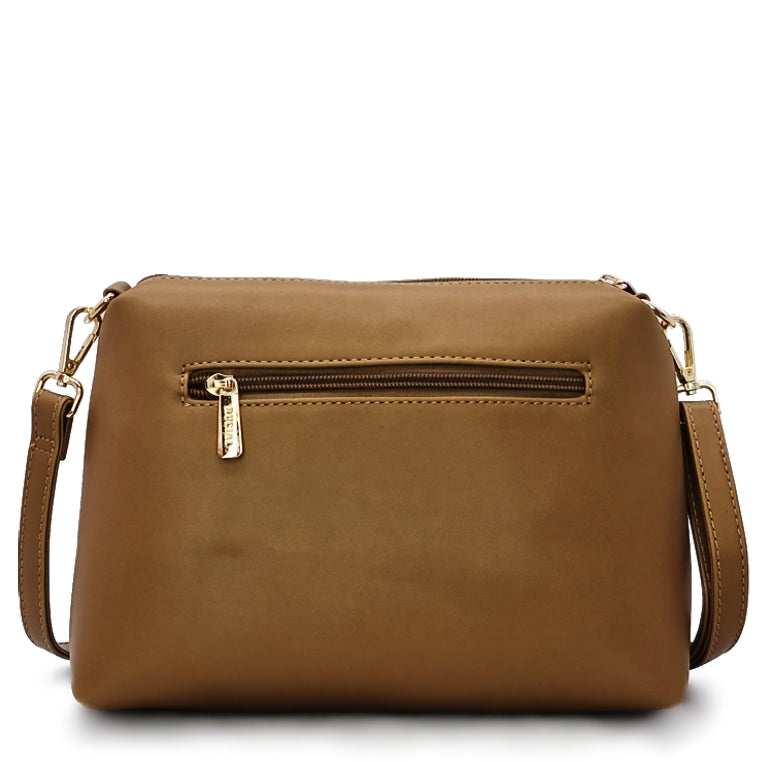 Clemence Crossbody Sling Bag with Front Zip Pocket