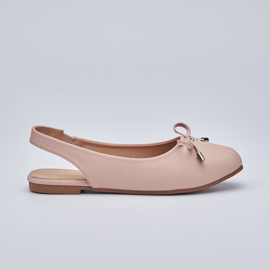 Square Toe Slingback Ballet Flats